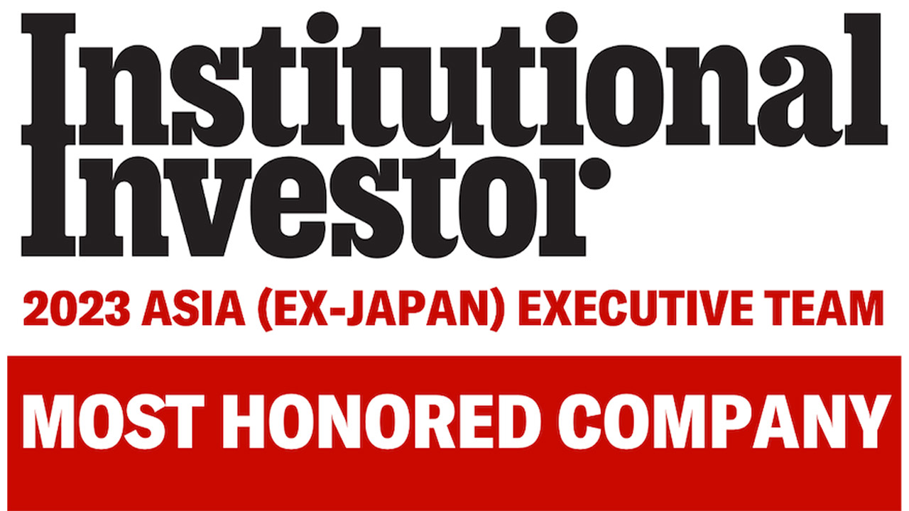 Institutional Investor's Asia Executive Team Awards