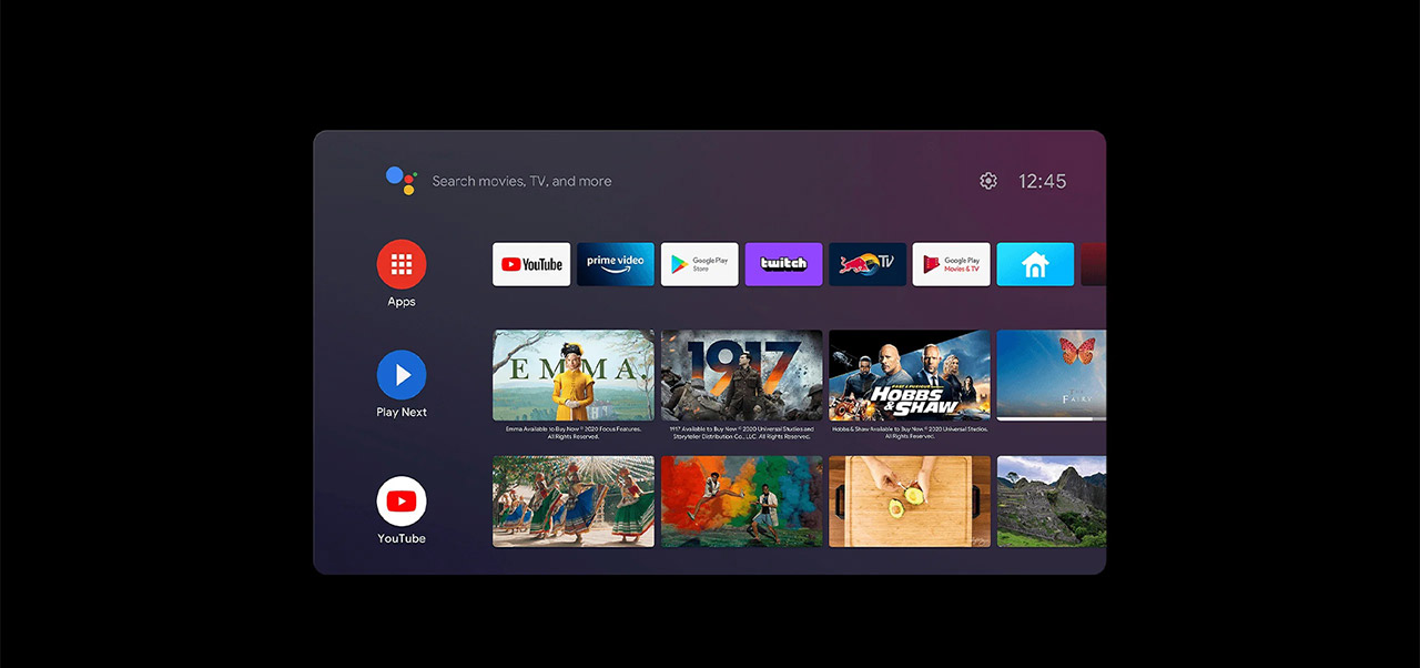 Android TV™ 11 Nội dung và ứng dụng phong phú